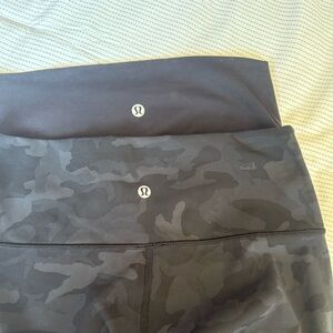 Lululemon Black and Camo Leggings